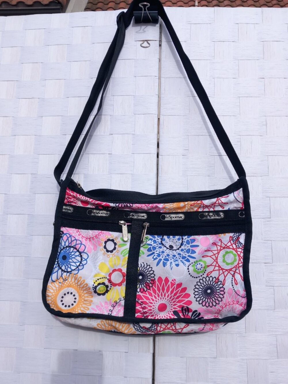 LeSport Sac Retired Spirograph 'Spiro' Crossbody Shoulderbag Adjustable
